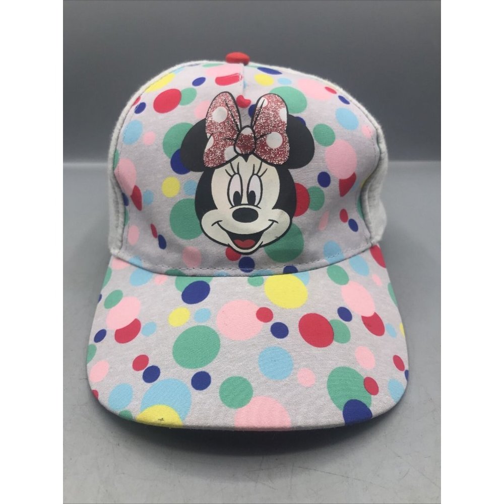 Disney Minnie Mouse Girls Hat Baseball Cap Snapback Child Toddler Kids Polka Dot
